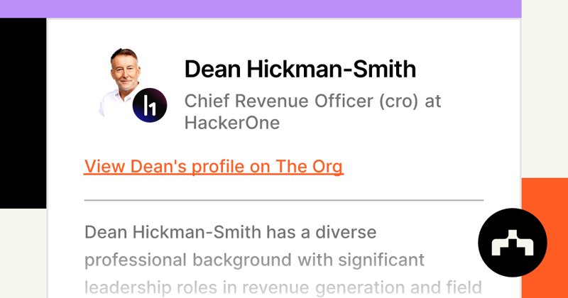 DEAN HICKMAN-SMITH